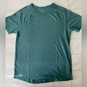 Teal/Green L GAP Drop-cut T-Shirt